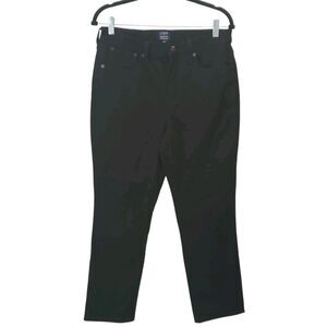 J.Crew Size 29 Essential Straight Jeans Black Denim Stretch Classic High Rise